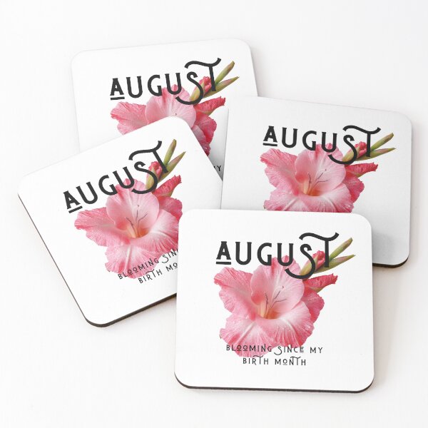 Item preview, August Birth Flower Gladiolus - Blooming Since My Birth Month - Pink Floral Birthday Gift designed and sold by Boundary100.
