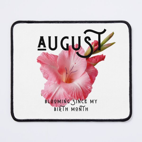 Item preview, August Birth Flower Gladiolus - Blooming Since My Birth Month - Pink Floral Birthday Gift designed and sold by Boundary100.