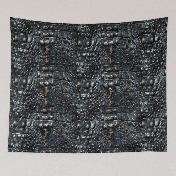 Item preview, Luxury Black Crocodile Skin Texture Pattern designed and sold by NTGUILTY.