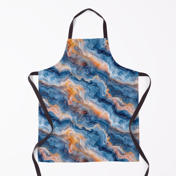 Item preview, Blue and Gold Marble Agate Pattern designed and sold by NTGUILTY.