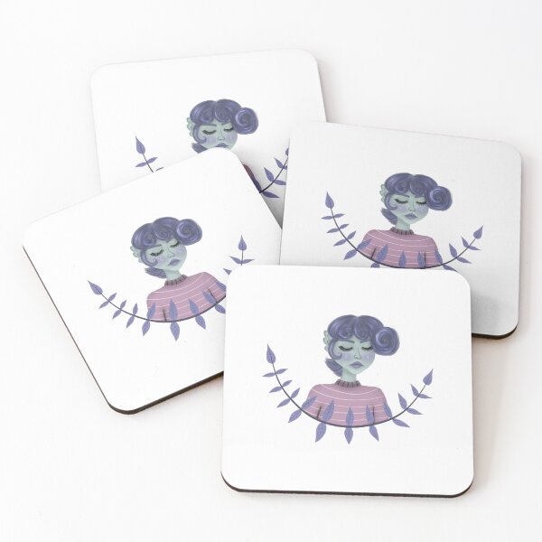 Item preview, Ethereal Pastel Purple Fantasy Girl Portrait designed and sold by Holdmera.