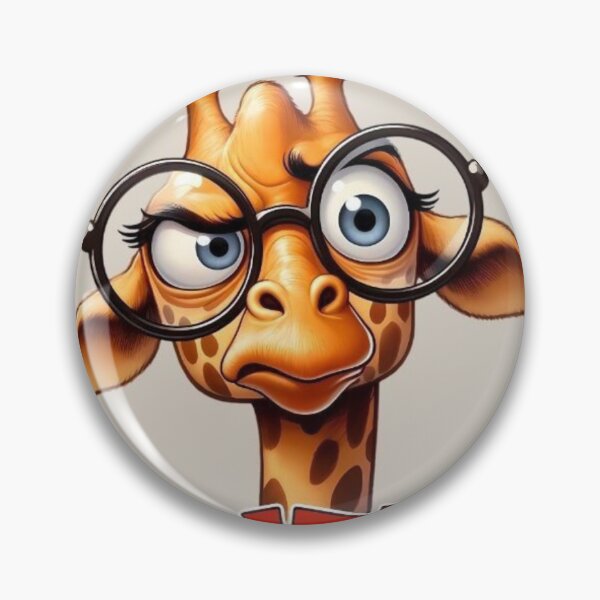 Item preview, "Everyone Seems Normal" – Sassy Giraffe Skeptic Sticker designed and sold by UrbanCanvas 111.