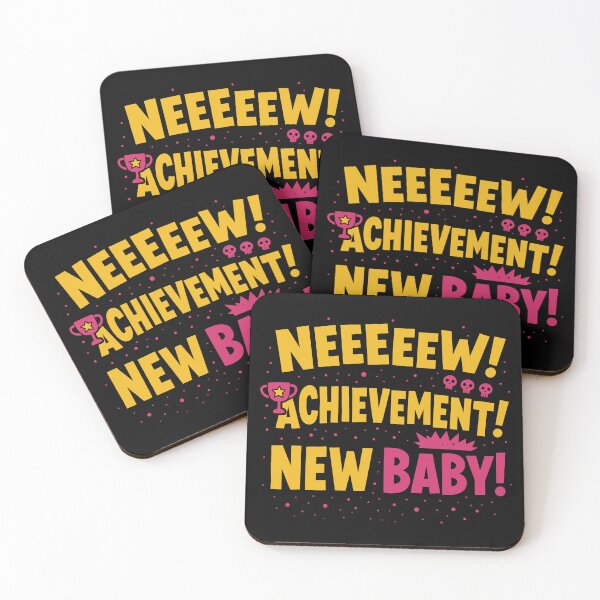 Item preview, Funny New Achievement! New Baby designed and sold by Schroedingerska.