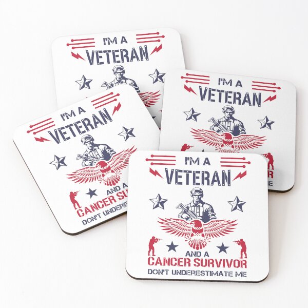 Item preview, I'm a veteran and a cancer survivor don't underestimate me designed and sold by HopeeART.