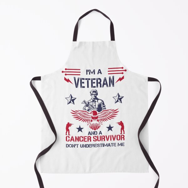 Item preview, I'm a veteran and a cancer survivor don't underestimate me designed and sold by HopeeART.