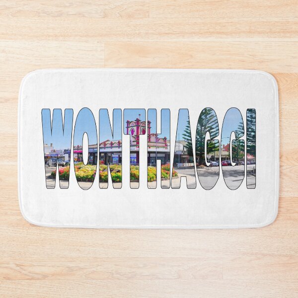 Item preview, WONTHAGGI - Victoria South Gippsland Shops and Flowers Main Street designed and sold by Adam Gormley.