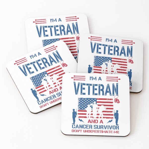 Item preview, I'm a veteran and a cancer survivor don't underestimate me designed and sold by HopeeART.