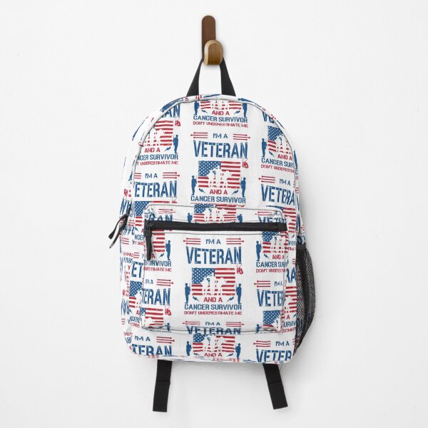 Item preview, I'm a veteran and a cancer survivor don't underestimate me designed and sold by HopeeART.