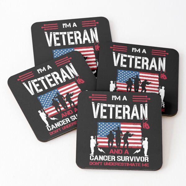 Item preview, I'm a veteran and a cancer survivor don't underestimate me designed and sold by HopeeART.