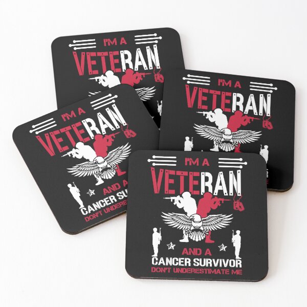 Item preview, I'm a veteran and a cancer survivor don't underestimate me designed and sold by HopeeART.
