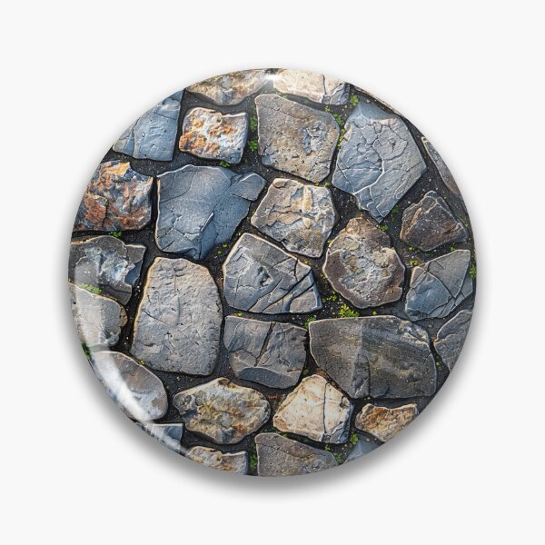 Item preview, Rustic Stone Cobblestone Path with Green Moss designed and sold by NTGUILTY.