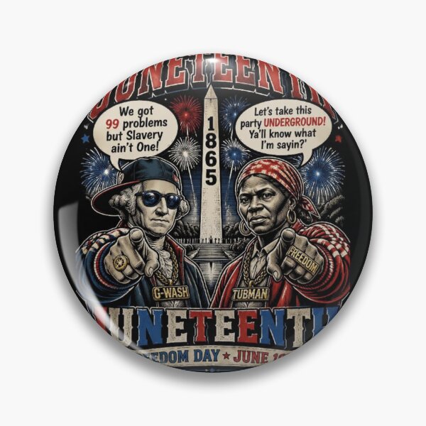 Item preview, Celebrating Juneteenth with George Washington & Harriet Tubman. designed and sold by Birdie and Flynn.