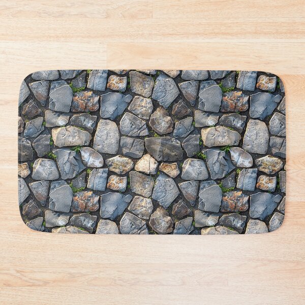 Item preview, Rustic Stone Cobblestone Path with Green Moss designed and sold by NTGUILTY.