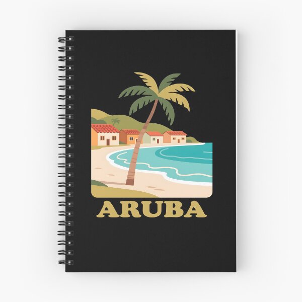 Item preview, Aruba beach palm tree designed and sold by blankshirt.