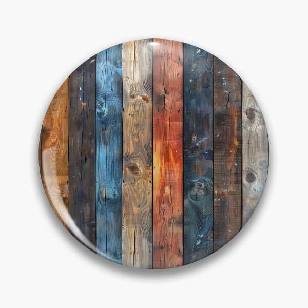 Item preview, Colorful Reclaimed Wood Planks Seamless Pattern designed and sold by NTGUILTY.
