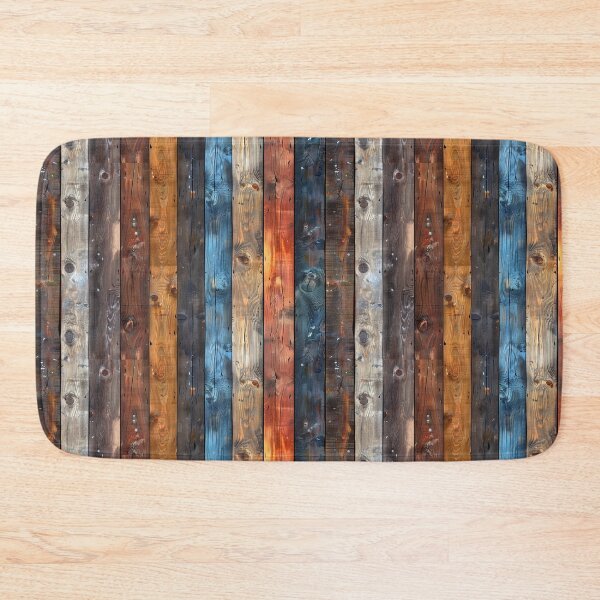Item preview, Colorful Reclaimed Wood Planks Seamless Pattern designed and sold by NTGUILTY.