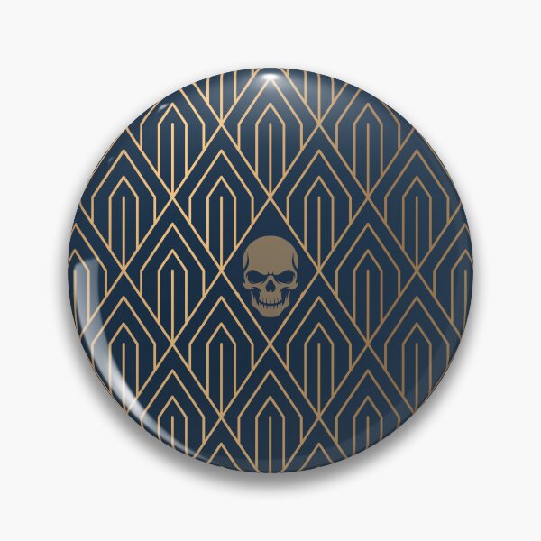 Item preview, Art Deco Pattern with Hidden Skull – Subtle Goth Geometric Design designed and sold by ThisIsDebbie.
