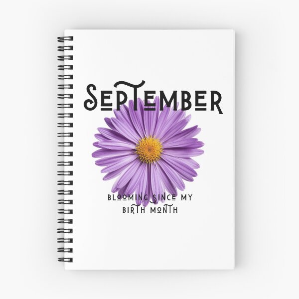 Item preview, September Birth Flower Aster - Blooming Since My Birth Month - Purple Floral Birthday Gift designed and sold by Boundary100.