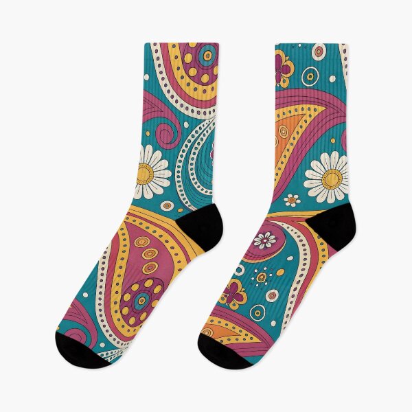 Item preview, Colorful paisley pattern designed and sold by trendspatterns.