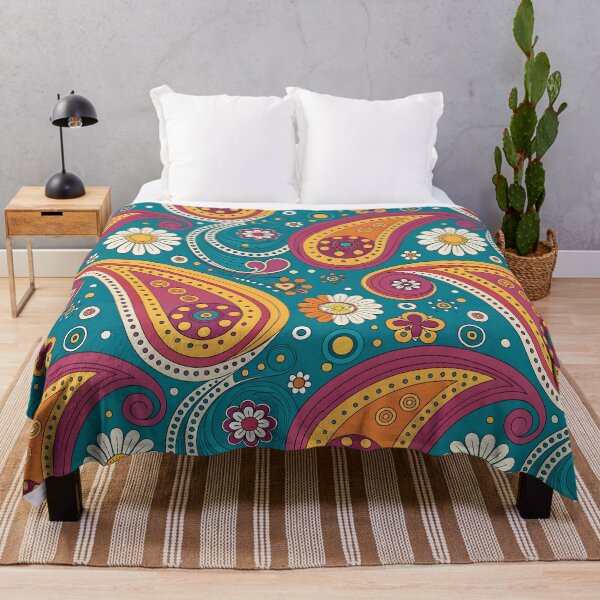Item preview, Colorful paisley pattern designed and sold by trendspatterns.