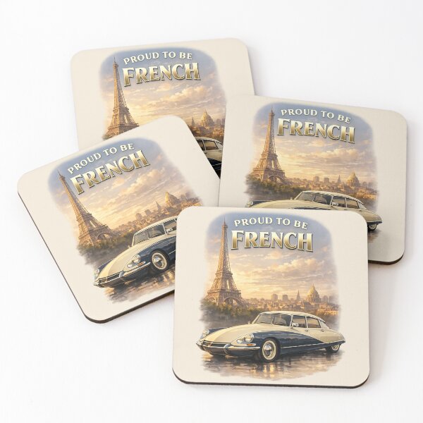 Item preview, Proud To Be French Classic Car Design designed and sold by Retro Arabica.