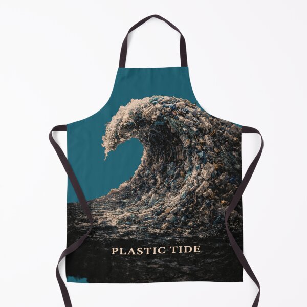 Item preview, Plastic Tide Ocean Pollution Environmental Awareness Plastic Waste Marine Conservation Design designed and sold by OrbitOfMind.