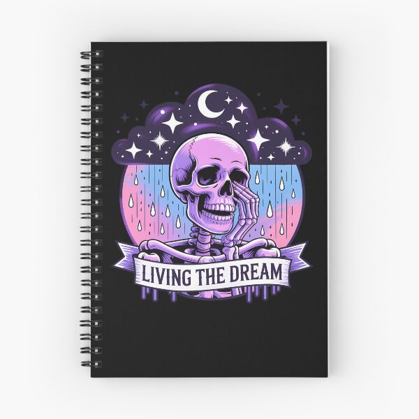 Item preview, Living the dream - Sarcasm - Funny Skeleton designed and sold by EliteShadow.