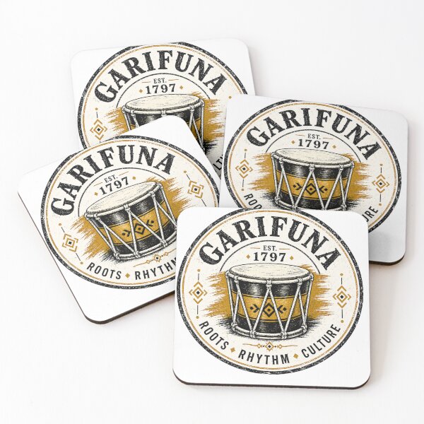 Item preview, Garifuna Heritage Drum Stamp | Roots Rhythm Culture Design designed and sold by ezsketch25.