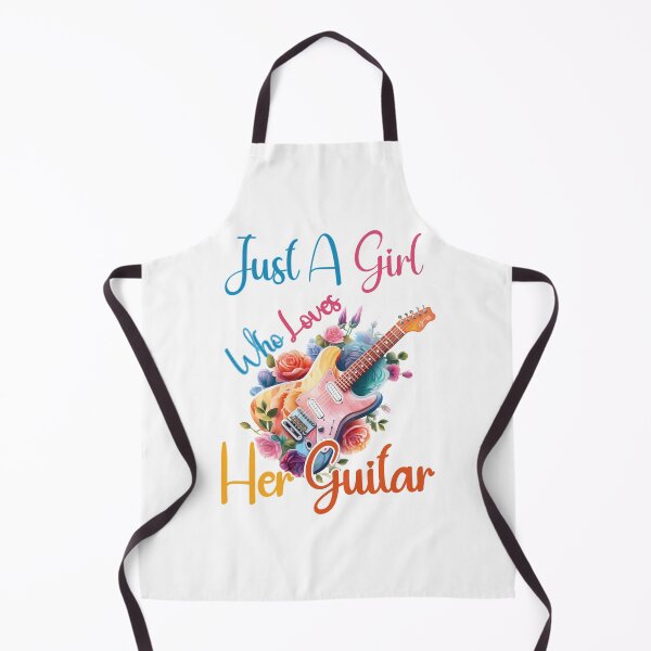 Item preview, Just A Girl Who Loves Her Guitar designed and sold by HopeeART.