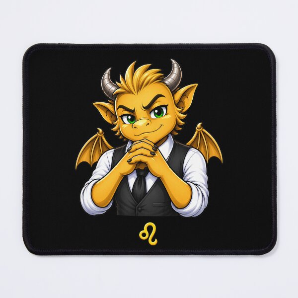 Item preview, Leo Zodiac Dragon Confident Boss Office Mascot Sticker Design designed and sold by Fangtasia77.