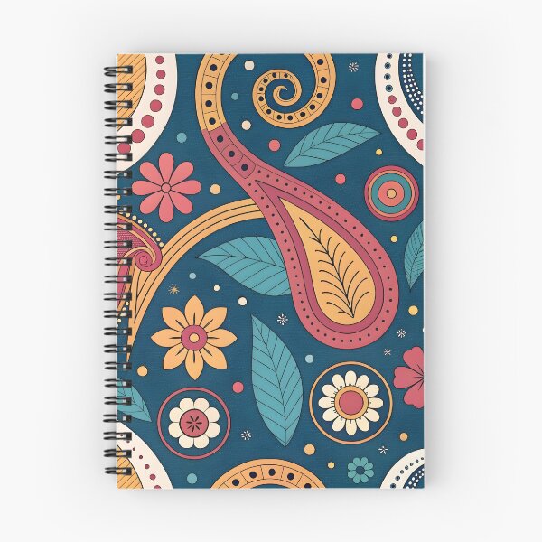 Item preview, Colorful paisley pattern with floral designed and sold by trendspatterns.