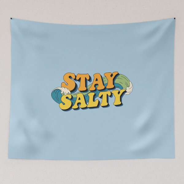 Item preview, Stay Salty – Coastal Identity Typography Design designed and sold by Sea Gem.
