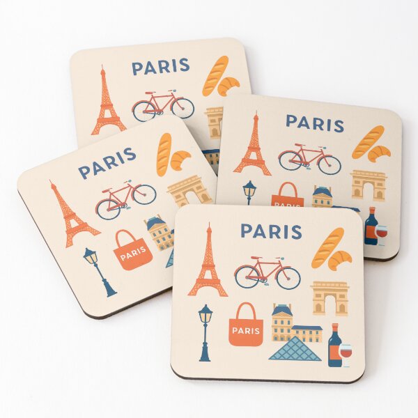 Item preview, Paris Moments Sticker Pack — Icons of the City of Light designed and sold by Yasmine Mohammed.