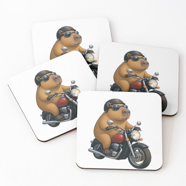 Item preview, capybara motorcycle designed and sold by Gokuxtreme.