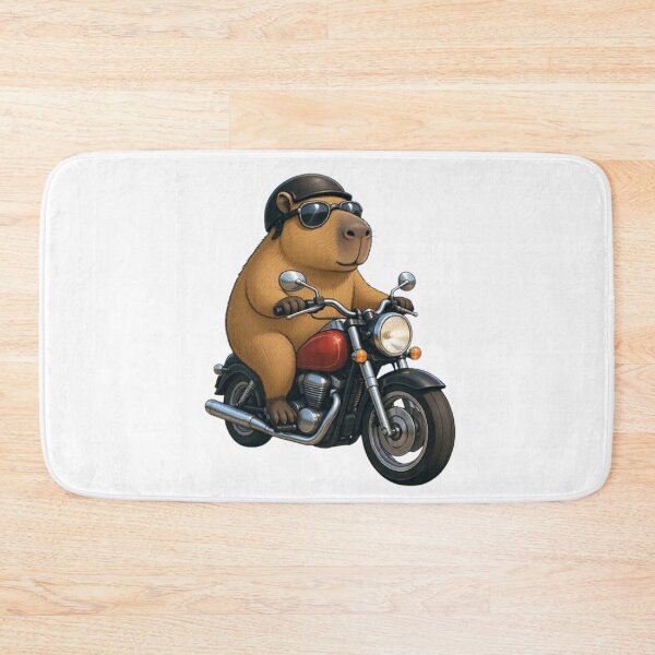 Item preview, capybara motorcycle designed and sold by Gokuxtreme.