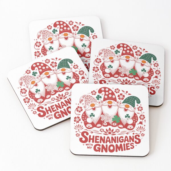 Item preview, Festive Gnomes in Chinese Paper Cut Style designed and sold by Bloomkept.