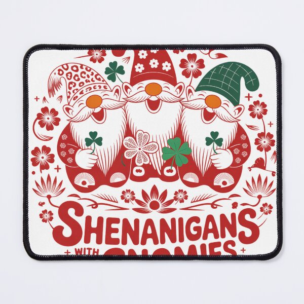 Item preview, Festive Gnomes in Chinese Paper Cut Style designed and sold by Bloomkept.