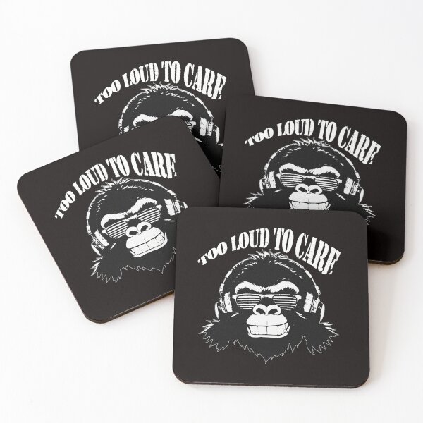 Item preview,  Cool DJ Gorilla Too Loud To Care designed and sold by LayercraftArt.