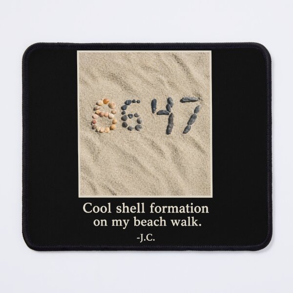 Item preview, 8647 Cool Shell Formation On My Beach Walk designed and sold by LOUP-SOLI.