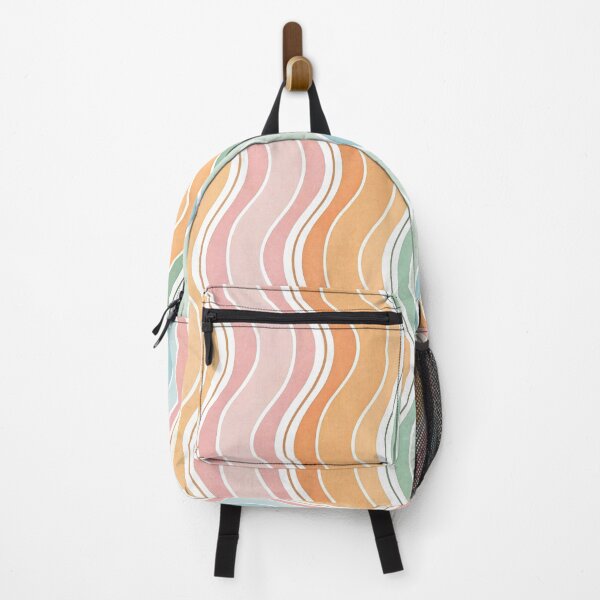 Item preview, Wavy pastel stripes pattern designed and sold by trendspatterns.