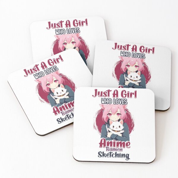 Item preview, Just A Girl Who Loves Anime Ramen And Sketching designed and sold by HopeeART.