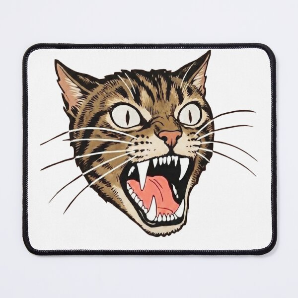 Item preview, Funny Angry Cat Saying I'm Fine Cute Relatable Meme Cat Design designed and sold by Meow-Attitude.