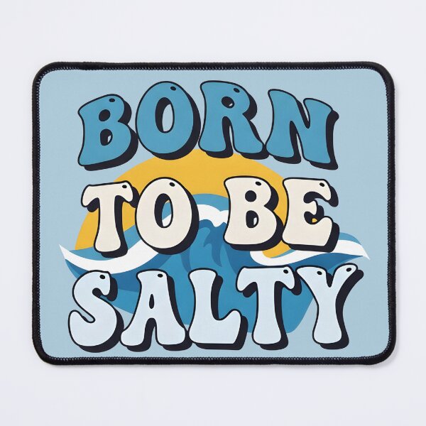 Item preview, Born to Be Salty – Coastal Identity Typography Design designed and sold by Sea Gem.