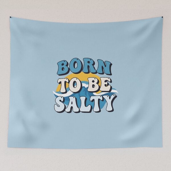 Item preview, Born to Be Salty – Coastal Identity Typography Design designed and sold by Sea Gem.