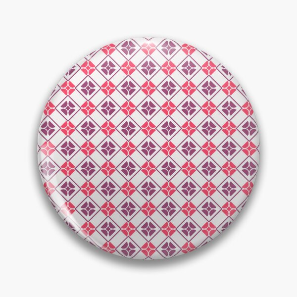 Item preview, Magenta haze, hot cherry red & snow white geometric shapes designed and sold by Mint + Midnight.