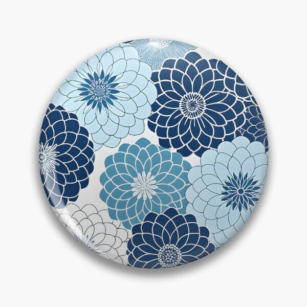 Item preview, Pattern of overlapping large flowers designed and sold by trendspatterns.