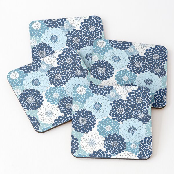 Item preview, Pattern of overlapping large flowers designed and sold by trendspatterns.