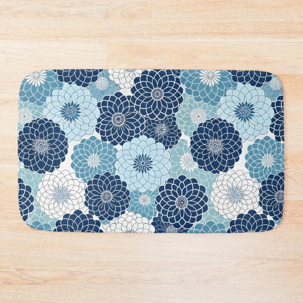 Item preview, Pattern of overlapping large flowers designed and sold by trendspatterns.