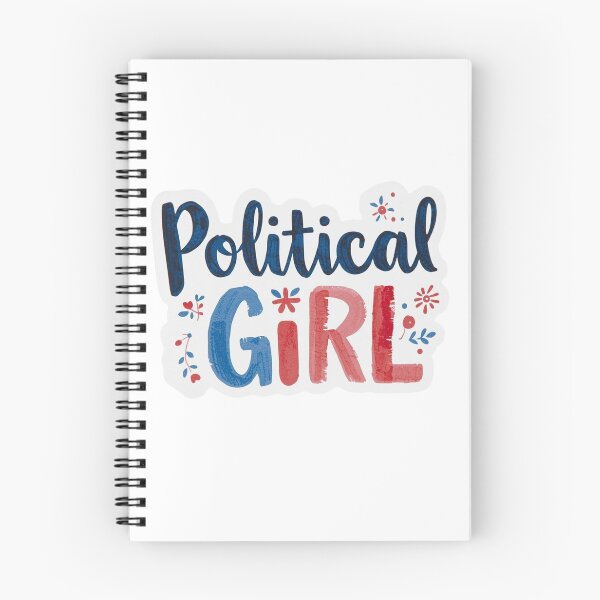 Item preview, Political Gril Red Blue Text  designed and sold by PamLeeDesign.