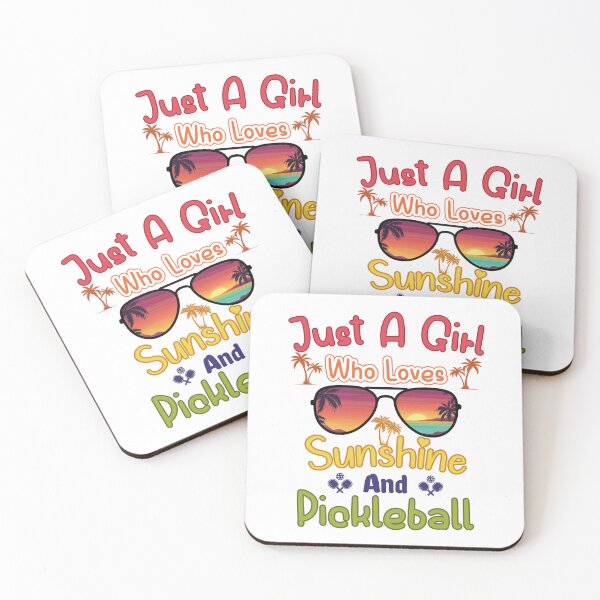 Item preview, Just A Girl Who Loves Sunshine And Pickleball designed and sold by HopeeART.